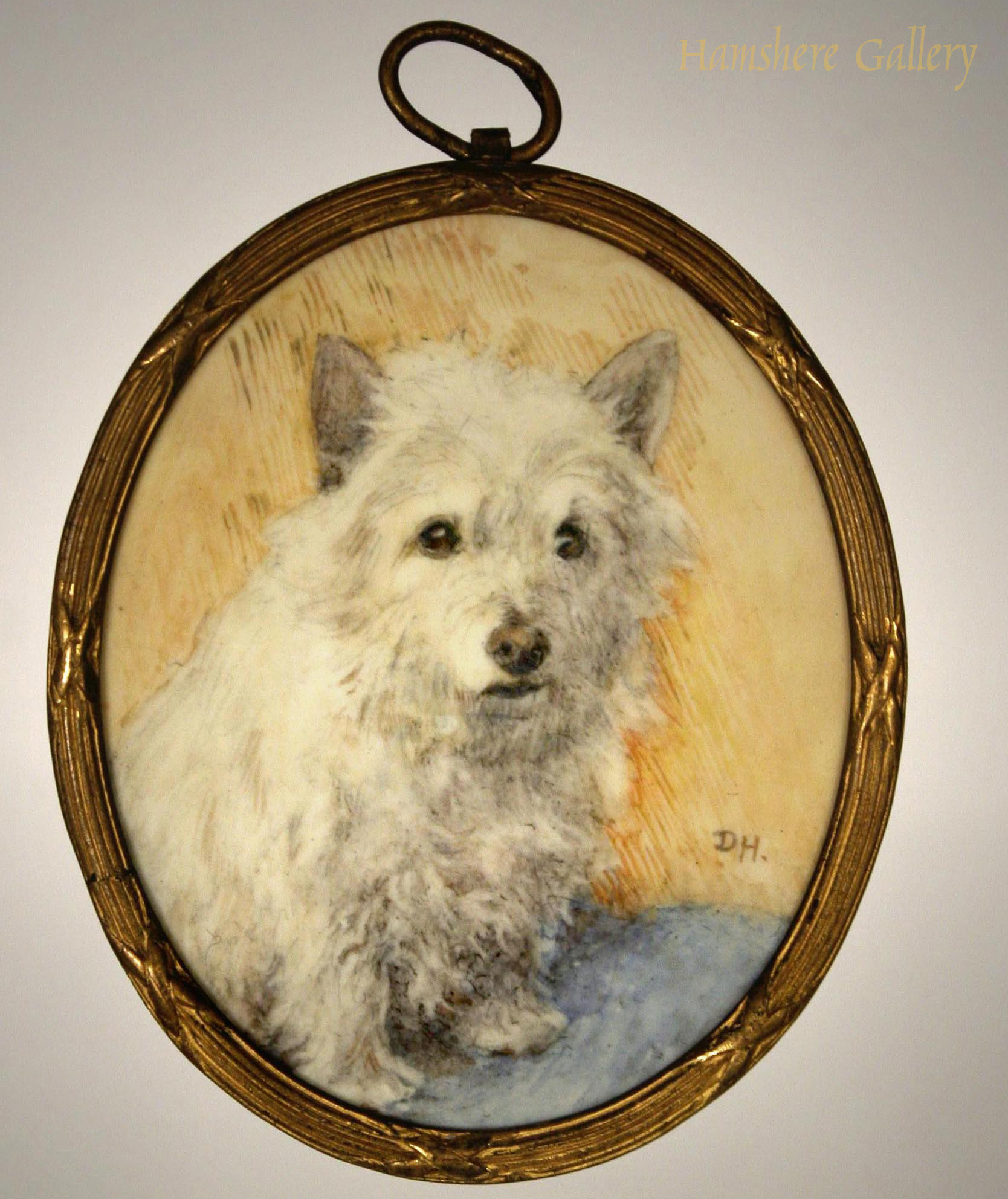 Click to see full size: West Highland Terrier by Miss Dorothy S Hallett
